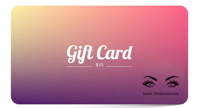 Lash Fashionista Gift card